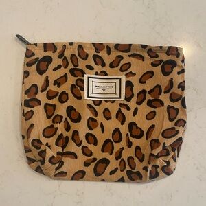 Leopard Print Makeup Bag